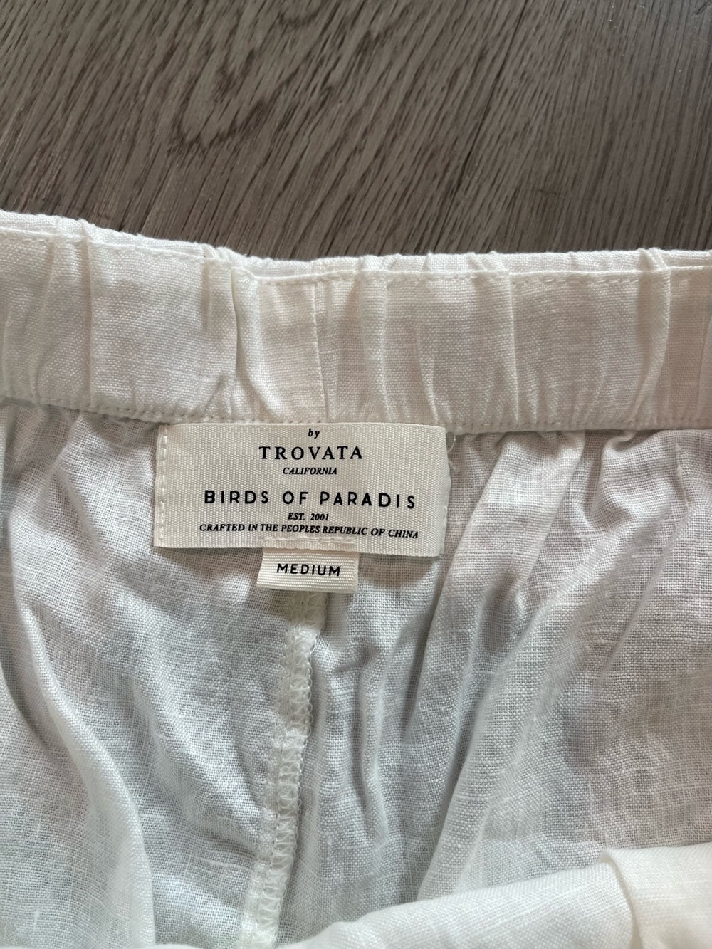 NWT by Trovata Charlie short Drawstring pull on Linen Shorts - Picture 4 of 9